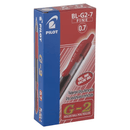 Pilot G2 Gel Ink Pen Retractable 0.7mm Fine Red Box 12 G-2 BLG27R/622511 (Box 12) - SuperOffice