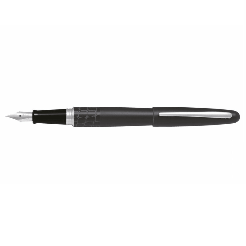 Pilot Metropolitan MR2 Fountain Pen Black Barrel Medium Nib Black Crocodile 624610 - SuperOffice