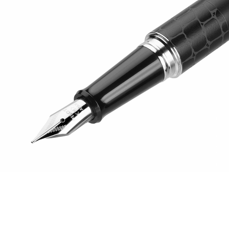 Pilot Metropolitan MR2 Fountain Pen Black Barrel Medium Nib Black Crocodile 624610 - SuperOffice