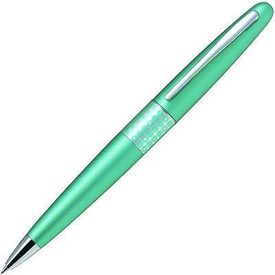 Pilot Mr3 Ballpoint Pen Dots Medium Black Ink Aqua Barrel BPMR3MDTB - SuperOffice