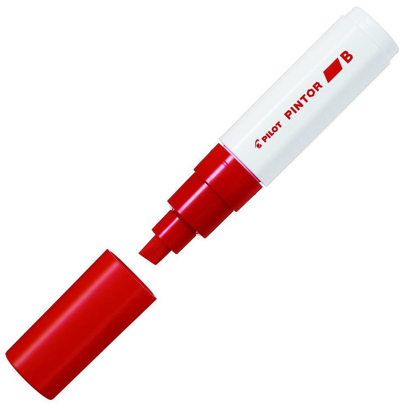 Pilot Pintor Paint Marker Broad Chisel Tip 8.0Mm Red SW-PT-B-R - SuperOffice