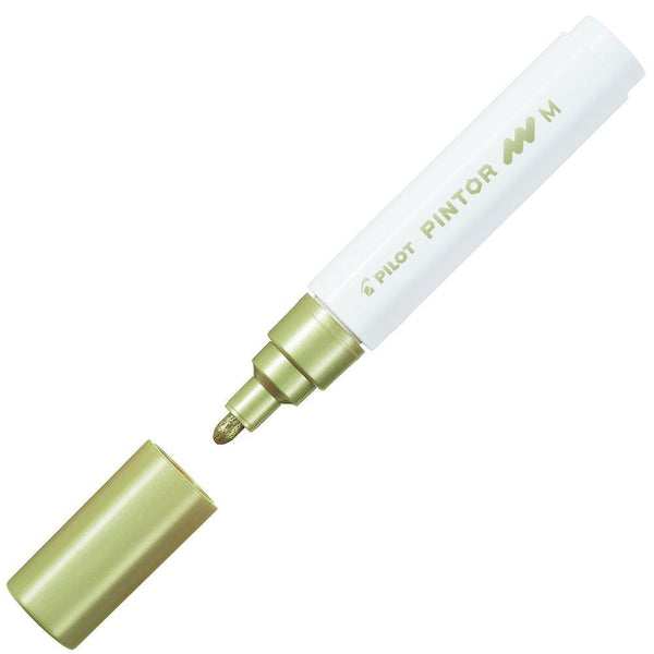 Pilot Pintor Paint Marker Medium Bullet Point 1.4Mm Gold SW-PT-M-GD - SuperOffice