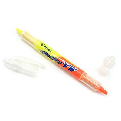 Pilot Spotliter Dual Highlighter 4.0Mm Yellow/Orange Box 12 SWSLVWYO - SuperOffice