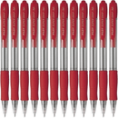 Pilot Super Grip Retractable Ballpoint Pen Medium 1.0mm Red Box 12 BPGP10RMR (Red Med Box 12) - SuperOffice