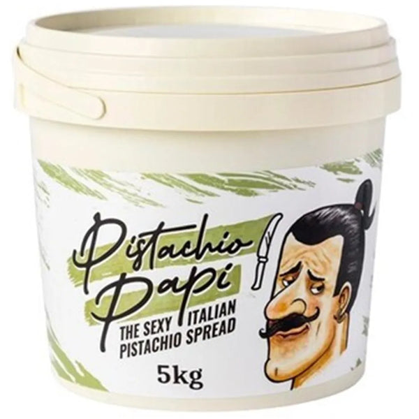 Pistachio Papi Spread Italian 5kg Bulk Tub Made In Italy 392832 - SuperOffice