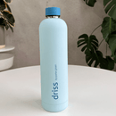 Porter Green Driss Water Bottle Double Wall Insulated Hot/Cold Stainless Steel 1L Vancouver Blue ND018 (Blue) - SuperOffice