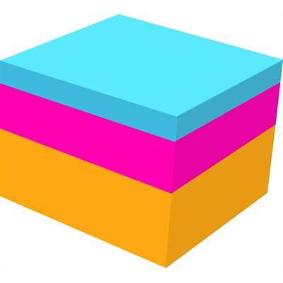 Post-It 2053-Elt-O Note Cube 76 X 76Mm Rio De Janeiero 70005249522 - SuperOffice