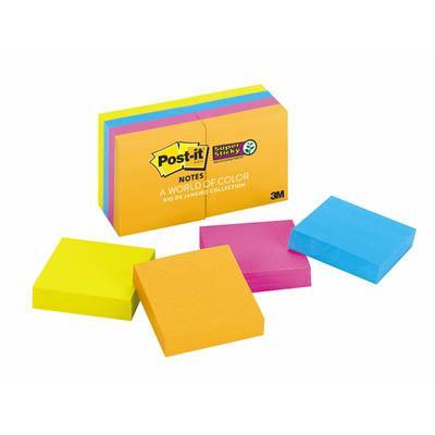 Post-It 6228Ssau Super Sticky Mini Notes 50 X 50Mm Rio De Janeiro 8 Pads 70005250926 - SuperOffice