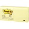 Post-It 630-6PK Lined Ruled Sticky Notes 73x73mm Yellow Pack 6 70016078258 - SuperOffice