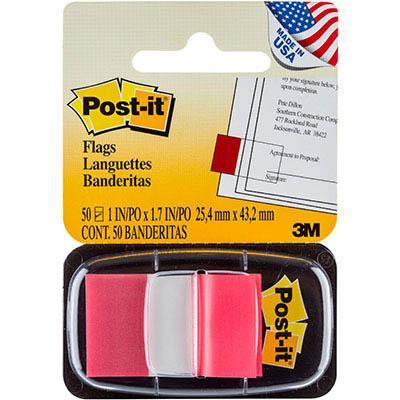 Post-It 680-1-24Cp Flags Red Cabinet Pack 24 70071419538 - SuperOffice