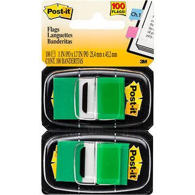 Post-It 680-Gn2 Flags Green Twin Pack 100 70071206034 - SuperOffice