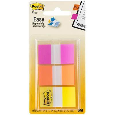 Post-It 680-Olp Index Flags 25 X 44Mm Assorted Pack 3 680-OLP - SuperOffice