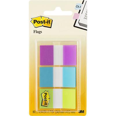 Post-It 680-Pbg Flags 25Mm Assorted Pack 20 70071493244 - SuperOffice