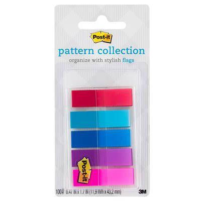 Post-It 683-Plaid1-S Colour Flags Gingham Assorted Pack 100 70005242071 - SuperOffice