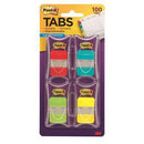 Post-It 686-Raly Durable Tabs 25Mm Red/Aqua/Lime/Yellow Pack 100 70005148120 - SuperOffice