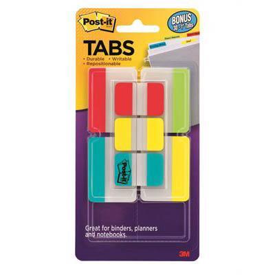 Post-It 686-Vad2 Durable Tabs 50Mm Value Pack + Bonus 25Mm Tabs 70005148096 - SuperOffice