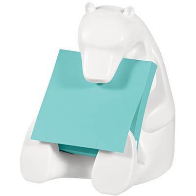 Post-It Bear-330 Pop-Up Note Dispenser Bear White BEAR330 - SuperOffice