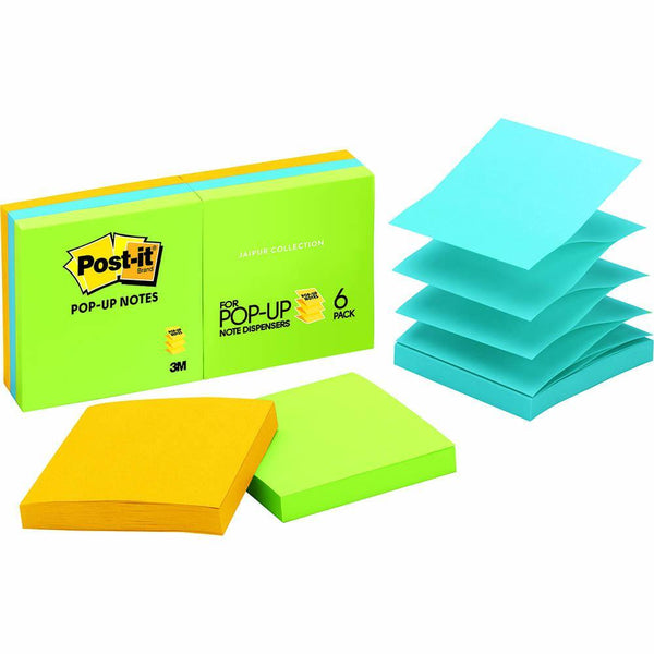 Post-It R330-Au Pop-Up Notes 76 X 76Mm Jaipur Pack 6 70005248649 - SuperOffice