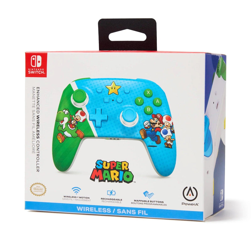 PowerA Enhanced Wireless Controller for Nintendo Switch Mario Super Star Friends NSGP0260-01 - SuperOffice