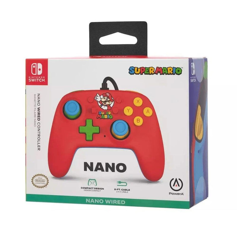 PowerA Nano Wired Controller Nintendo Switch Mario Medley NSGP0123-01 - SuperOffice