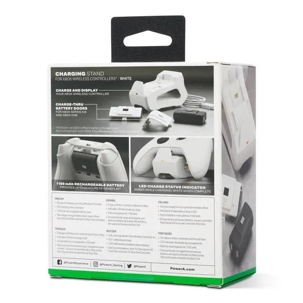 PowerA Solo Charging Stand Controller for Xbox Series X|S White XBPW0077-01 - SuperOffice