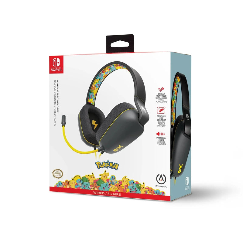 PowerA Wired Stereo Headset for Nintendo Switch Pokémon: Kanto Friends NSHS0139-01 - SuperOffice