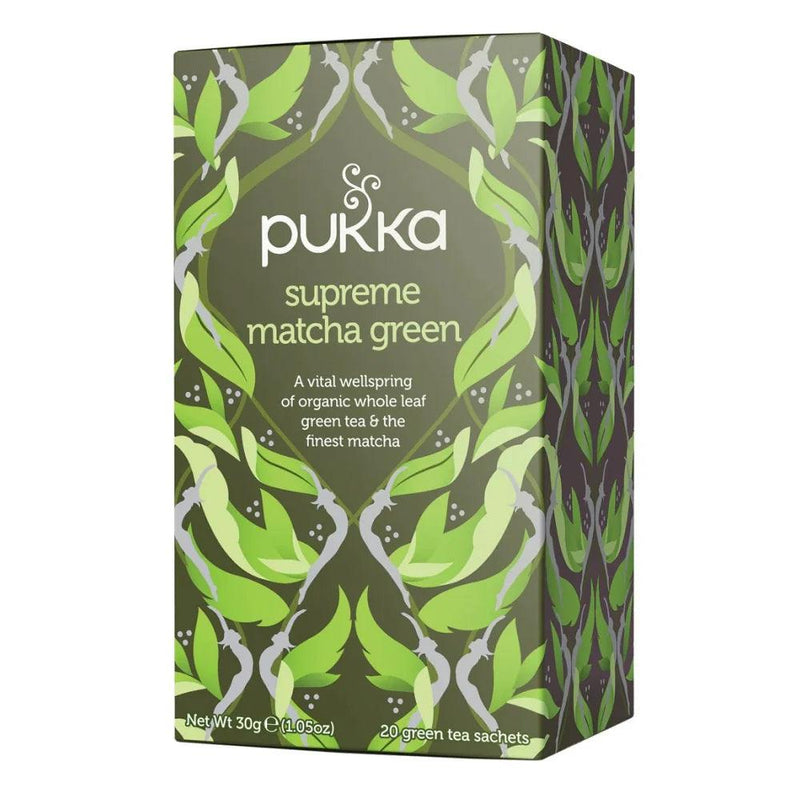 Pukka Tea Supreme Matcha Green 20 Teabags 4 Pack 05060229012012 - SuperOffice