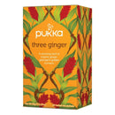 Pukka Tea Three Ginger 20 Teabags 4 Pack 05065000523428 - SuperOffice