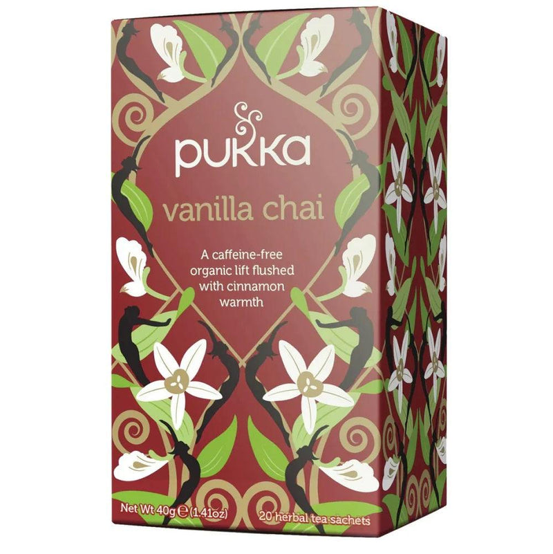 Pukka Tea Vanilla Chai 20 Teabags 4 Pack 05065000523596 - SuperOffice