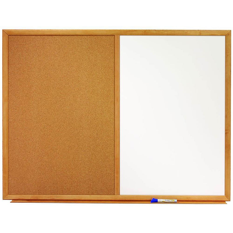 Quartet Combination Board Cork/Melamine 600 X 900Mm QTS553 - SuperOffice