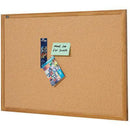 Quartet Corkboard Oak Frame 900 X 600Mm QT303 - SuperOffice