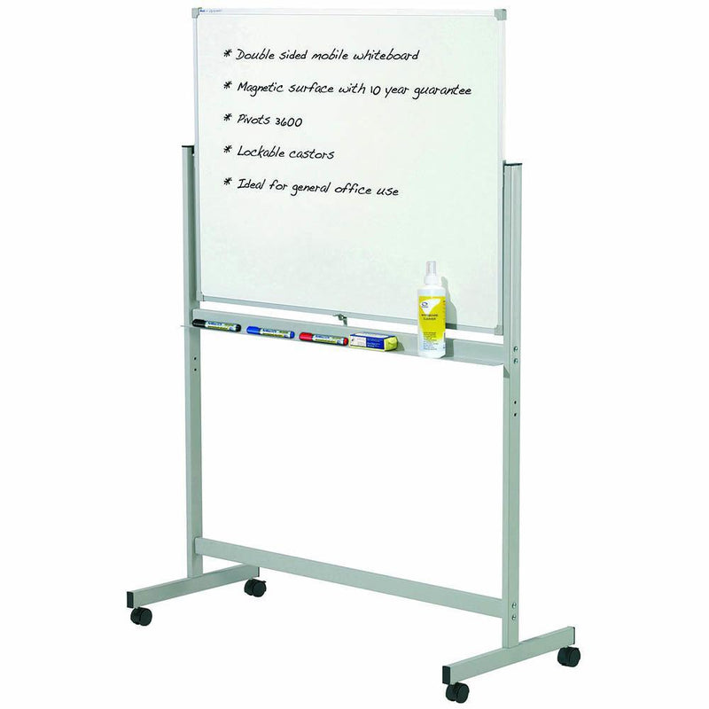 Quartet Penrite Whiteboard Magnetic Mobile 1200 X 1500Mm QTMWP151 - SuperOffice