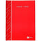 Quill Hardcover Index Book 160 Page 70Gsm A5 Red 100851957 - SuperOffice