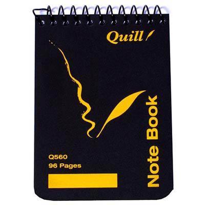 Quill Q560 Pocket Note Book Spiralbound Top Opening 60Gsm 96 Page 112 X 77Mm 100851341 - SuperOffice
