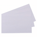 Quill Ruled System Cards 210GSM 203x127mm White Pack 100 (8x5") 100851394 - SuperOffice