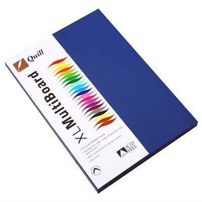 Quill Xl Multiboard 210Gsm A4 Royal Blue Pack 50 100850166 - SuperOffice