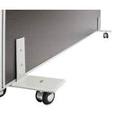 Rapid Screen Freestanding Foot With Castors Silver RSFOOT - SuperOffice