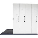 Rapidline Mobile Shelving 4 Bays 2670 X 1280 X 2150Mm White China RMS41200WC - SuperOffice