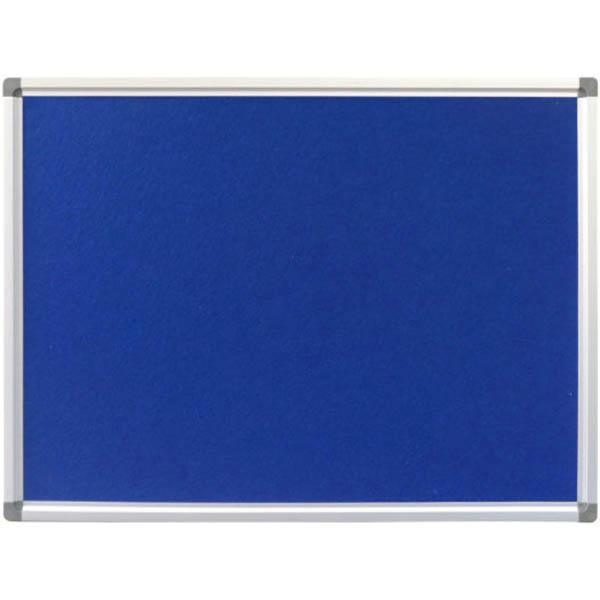 Rapidline Standard Pinboard 900 X 600 X 15Mm Blue PIN96B - SuperOffice