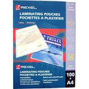 Rexel Laminating Pouch 100 Micron A4 Clear Pack 100 46310 - SuperOffice