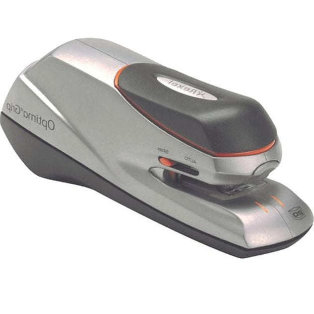 Rexel Optima Grip Electric Stapler 20 Sheet Silver/Black 2102348 - SuperOffice