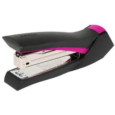 Rexel Smoothgrip Stapler Full Strip 20 Sheet Black/Pink 2110009 - SuperOffice