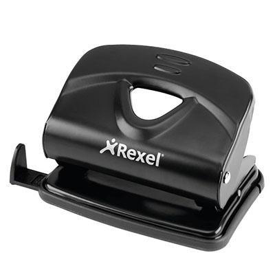 Rexel Value 2 Hole Punch 10 Sheet Black 2100759 - SuperOffice