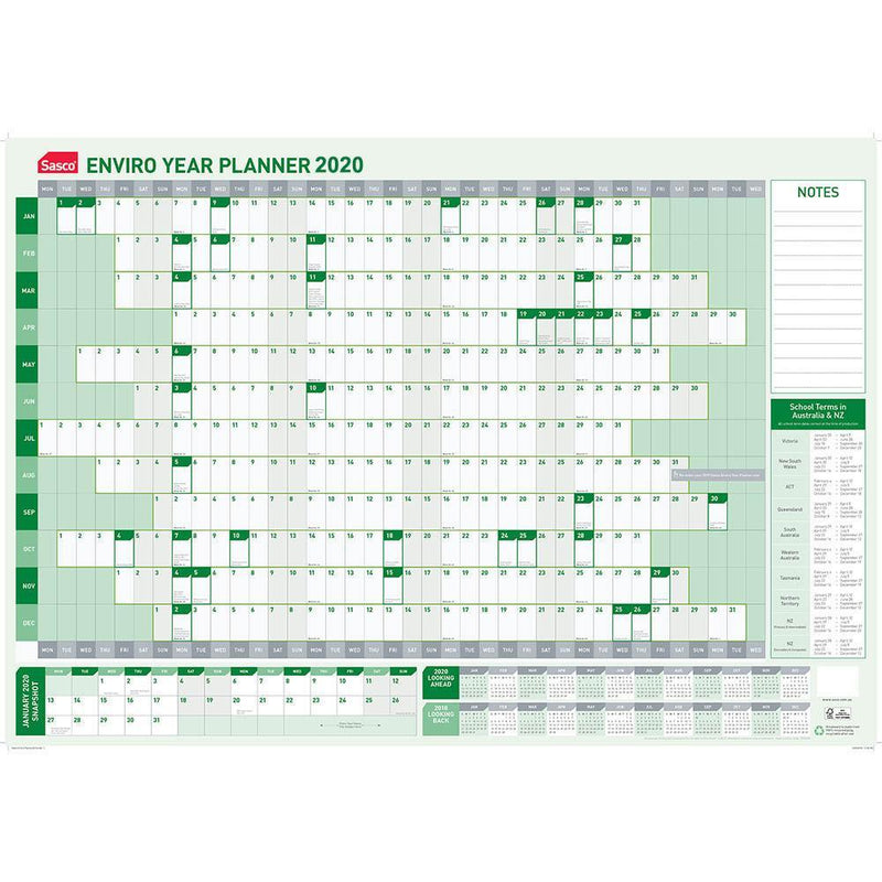 Sasco 2020 Enviro Year Planner And Kit 152PR20 - SuperOffice