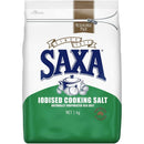 Saxa Iodised Cooking Salt 1kg Pack 5 Bulk Carton 326430(Pack5) - SuperOffice