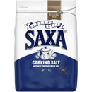 Saxa Natural Salt Traditional Cooking Seasoning Australian 2kg Pack 4 Bulk Carton 87060(Pack4) - SuperOffice