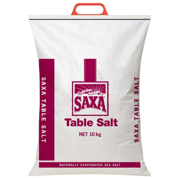 Saxa Natural Table Salt 10kg Bulk Bag 64928 - SuperOffice