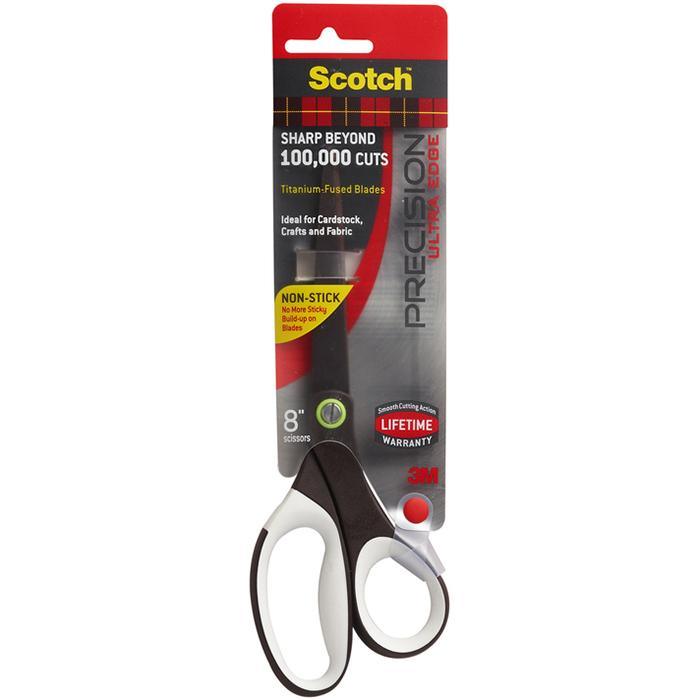 Scotch 1468 Ultra Edge Non-Stick Titanium Scissors 8 Inch XA006501689 - SuperOffice