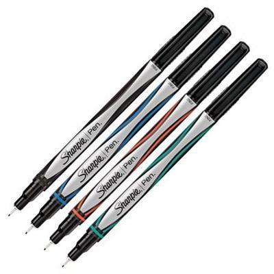 Sharpie Fineliner Pen 0.4Mm Assorted Pack 4 1742662 - SuperOffice