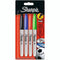 Sharpie Permanent Marker Fine Point 1.0Mm Business Colour Pack 4 30174PP - SuperOffice